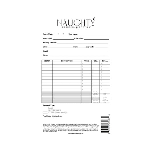 Customer Order Forms
