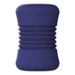 NCPARTIES LLC Night Rider dark blue silicone textured sleeve with a ribbed center design