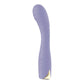 NCPARTIES LLC Enchanted purple silicone vibrator with a contoured shape and gold base detail.